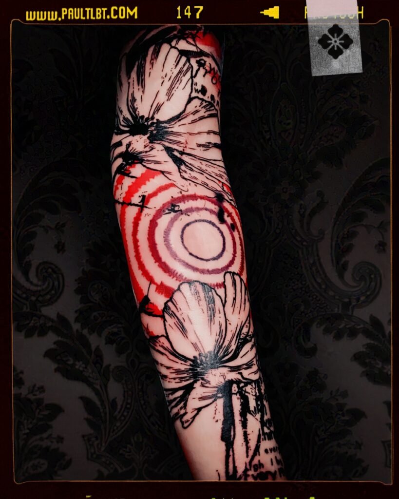 graphic tattoos by Paul Talbot
