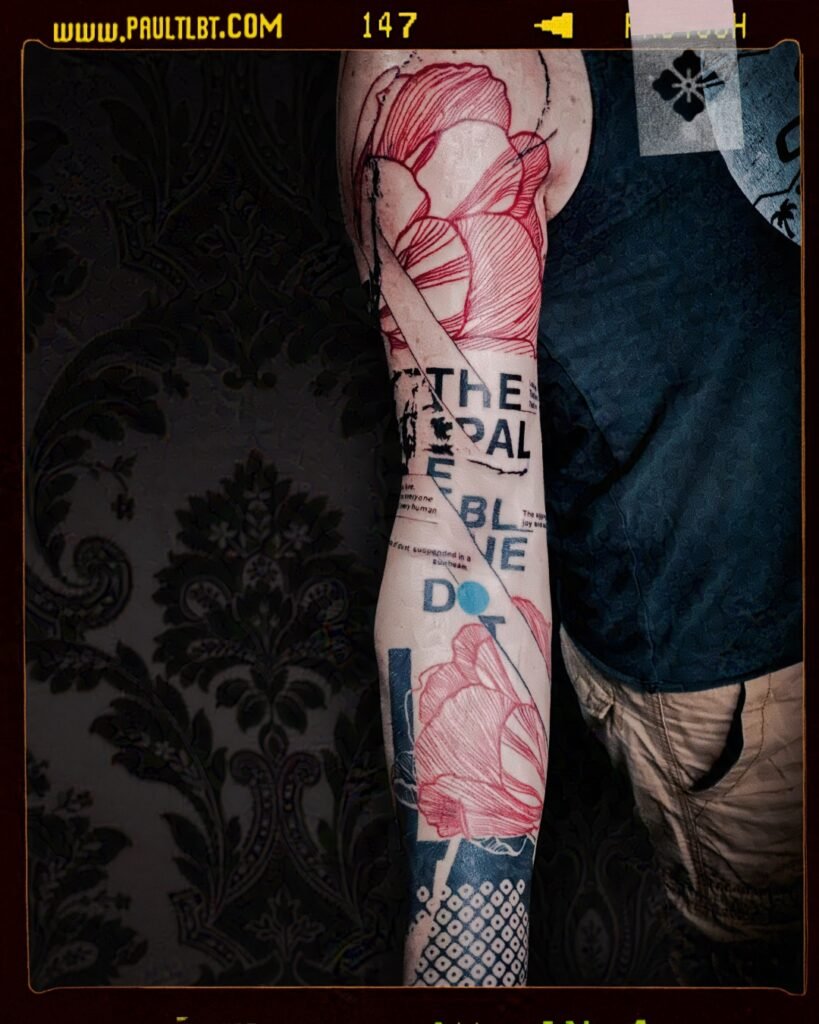 graphic tattoos by Paul Talbot