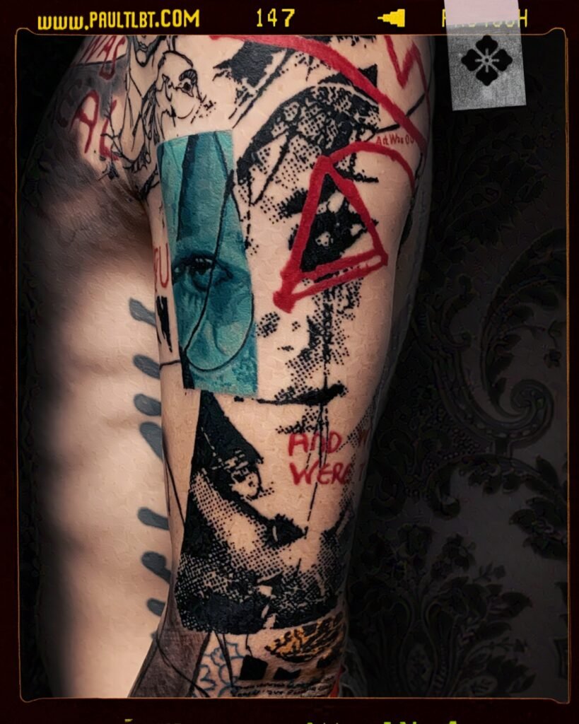 graphic tattoos by Paul Talbot